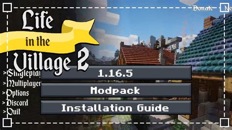 How To Download & Install the Life in The Village Modpack.